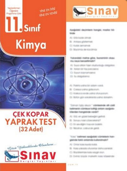 Sınav 11.Sınıf Kimya Yaprak Test (32 Test)