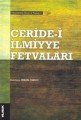 Ceride i İlmiyye Fetvaları Osmanlılarda Hukuk ve Toplum 1