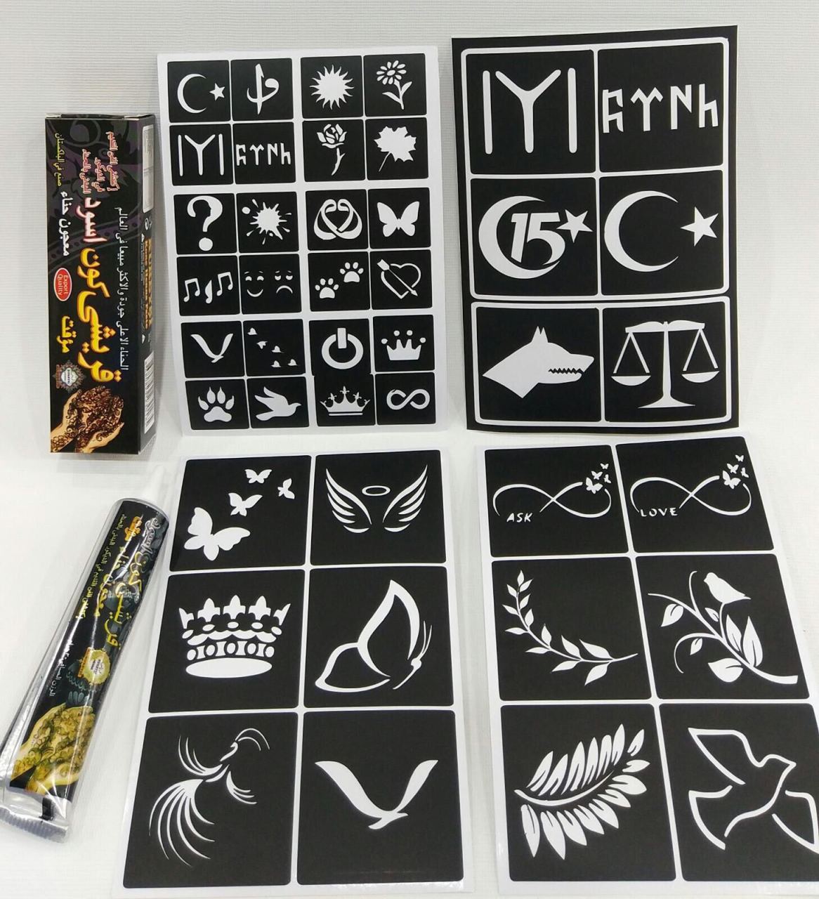 Kına Kalıbı, Kına Şablonu 42 desenli