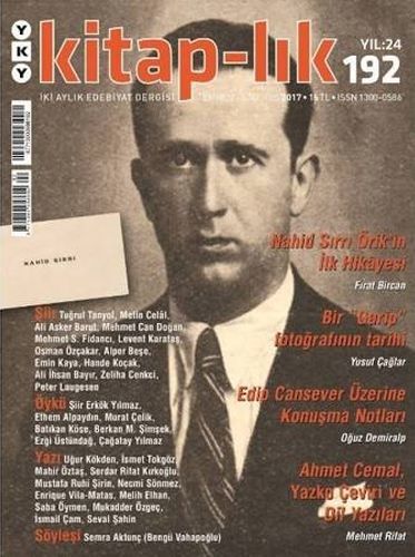 Kitaplık Sayı 192 İki Aylık Edebiyat Dergisi, Yapı Kredi Yayınları