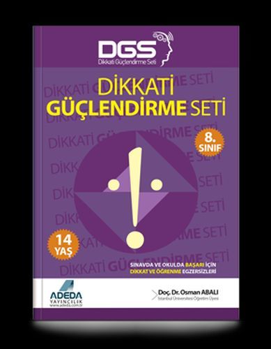 Dikkati Güçlendirme Seti 8. Sınıf 14 Yaş 1 Kitap