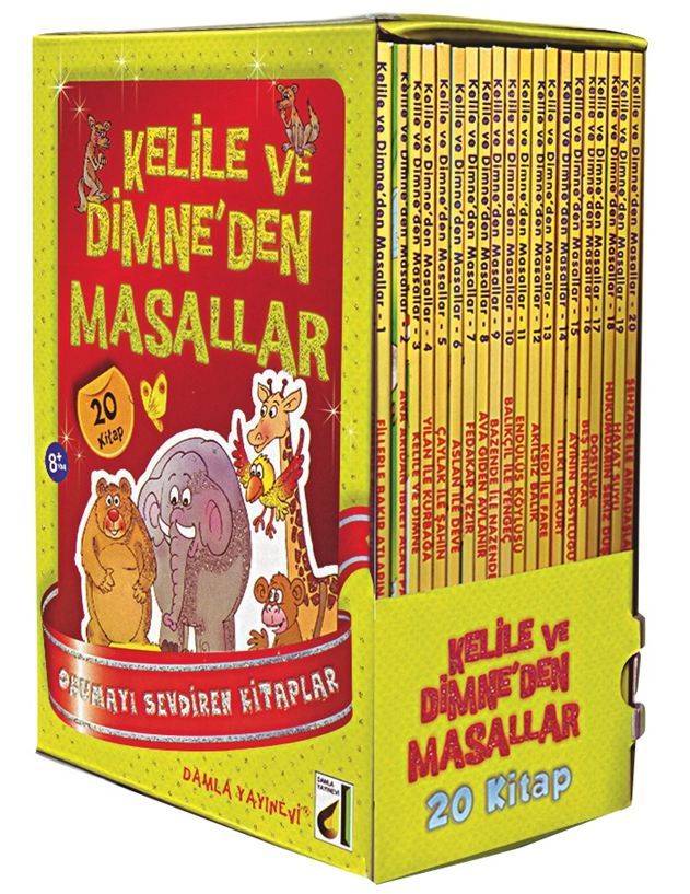 Kelile ve Dimne'den Masallar (20 Kitap Takım),  Damla Yayınevi