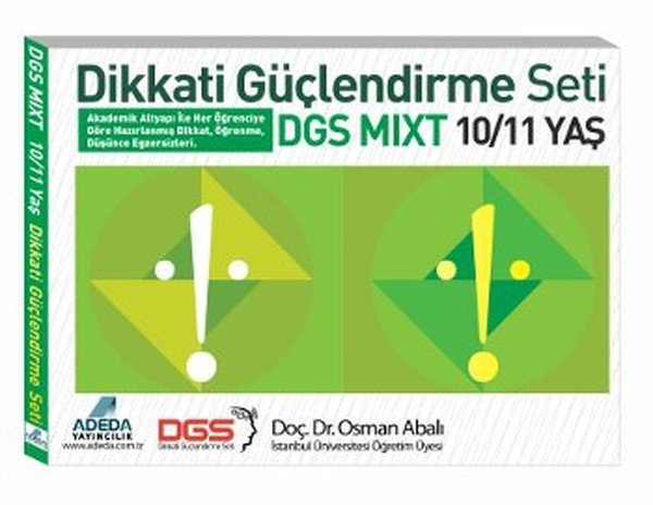 Dikkati Güçlendirme Seti Mixt 10 11 Yaş 1 Kitap
