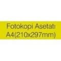 50 Lİ ASETAT KAĞIDI A4