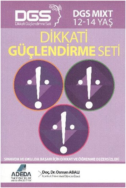Dikkati Güçlendirme Seti Mixt 12 14 Yaş 1 Kitap
