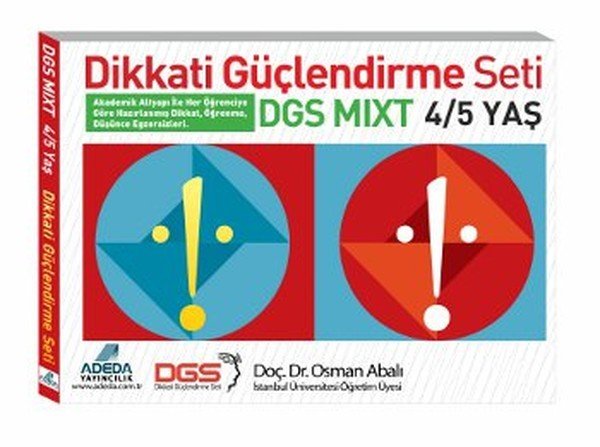Dikkati Güçlendirme Seti Mixt 4 5 Yaş 1 Kitap