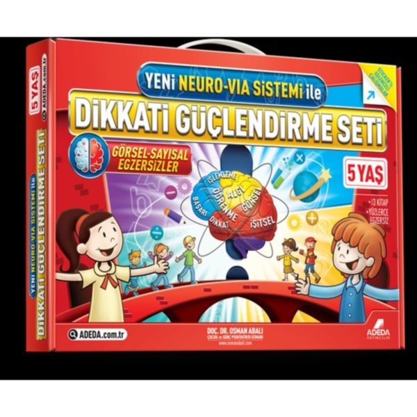 Yeni Neuro Via Sistemi İle Dikkati Güçlendirme Seti 5 Yaş 3 Kitap
