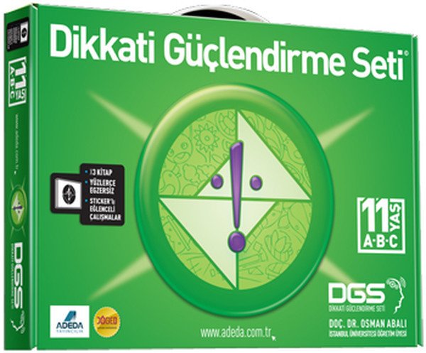 Dikkati Güçlendirme Seti 5. Sınıf 11 Yaş 3 Kitap Karton Kutu Set
