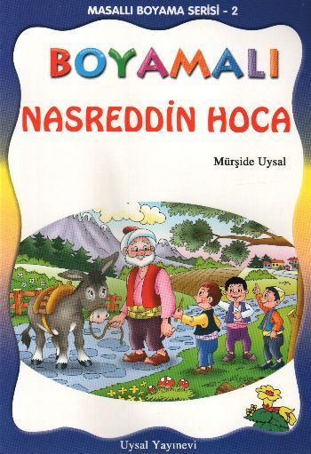 Masallı Boyama Serisi 2. Takım Satılır 5 Kitap Boyamalı Nasreddin Hoca