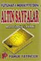 Fütühatı Mekkiyyeden Altın Sayfalar (Tasavvuf-005)