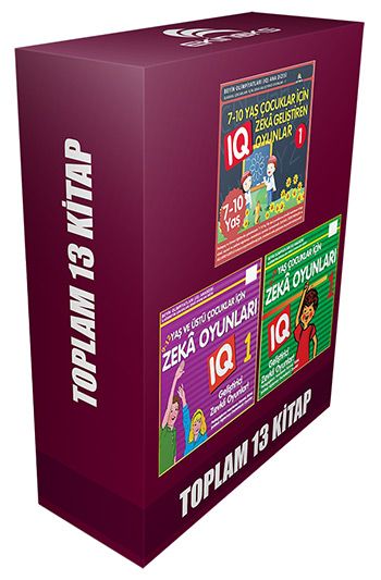 6-12 Yaş ve Üstü Çocuklar İçin Zeka Geliştiren Oyunlar (13 Kitap), Kolektif, Ekinoks