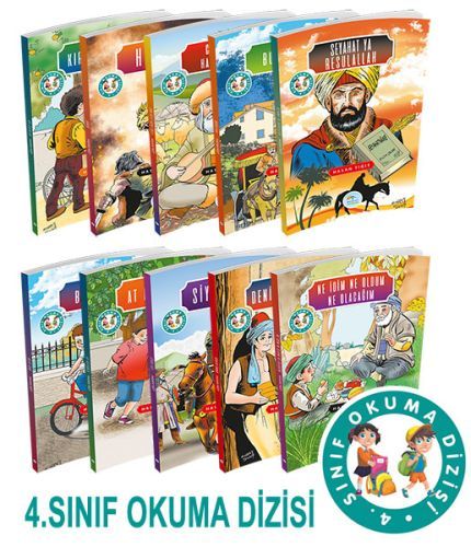 4. Sınıf Okuma Dizisi 10 Kitap Takım, Hasan Yiğit