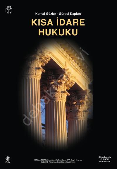 Kısa İdare Hukuku, Ekin Kitabevi