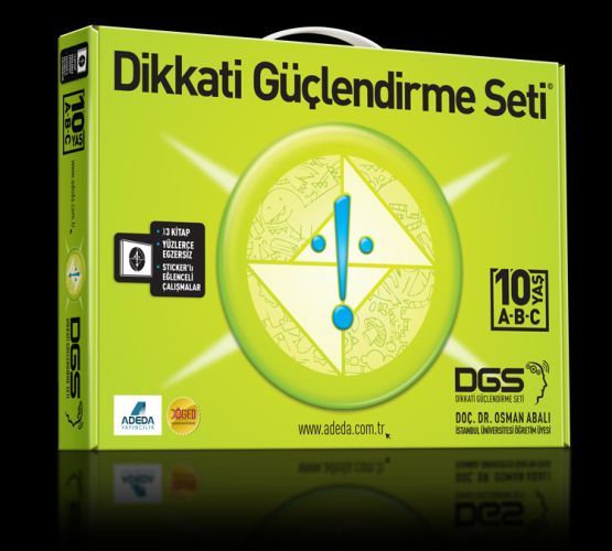 Dikkati Güçlendirme Seti 10 Yaş A-B-C 3 Kitap (Kutulu), Adeda