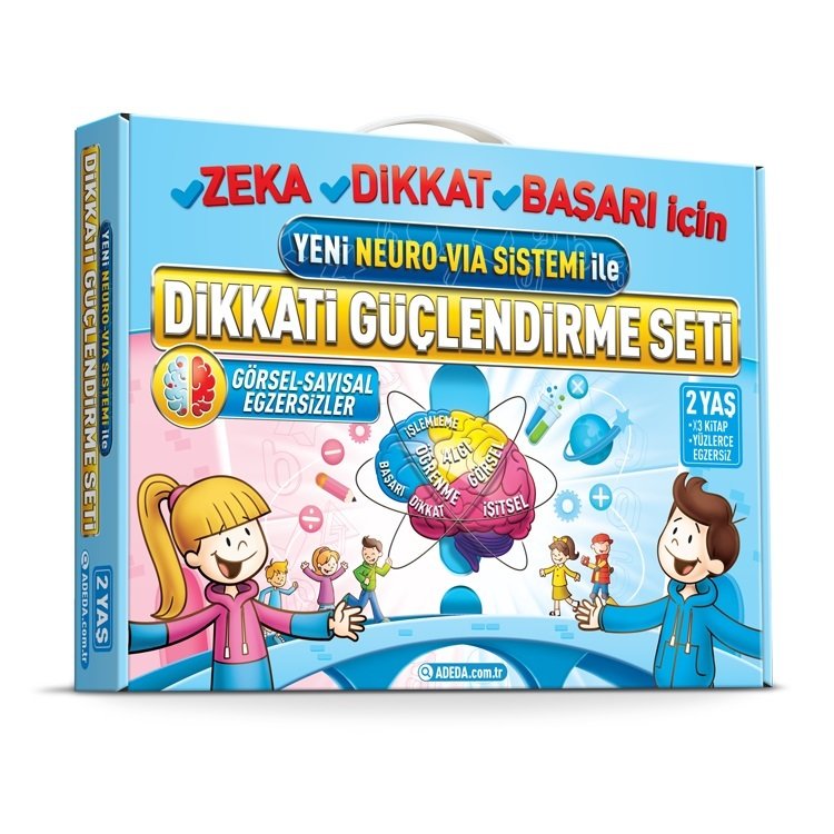 Yeni Neuro Via Sistemi İle Dikkati Güçlendirme Seti 2 Yaş