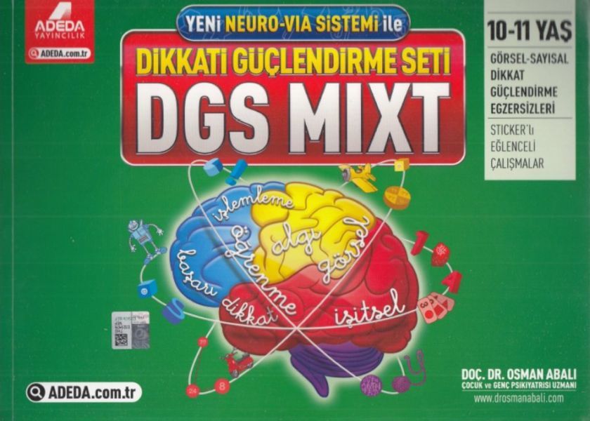 Adeda Dikkat Güçlendirme Seti DGS Mixt 10 11 Yaş