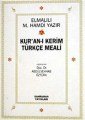 K.Kerim Türkçe Elmalılı Meali (Metinsiz) (Cep, İthal Kağıt), Kahraman Yayınları