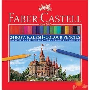 Faber-Castell Karton Kutu Boya Kalemi 24 Renk