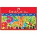 Faber-Castel Köşeli Pastel Boya 12 Renk