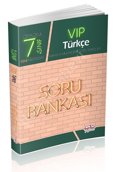 7. Sınıf VIP Türkçe Soru Bankası , Editör Yayınevi