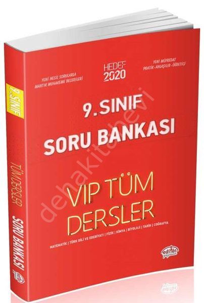 9. Sınıf Tüm Dersler Soru Bankası , Editör Yayınevi