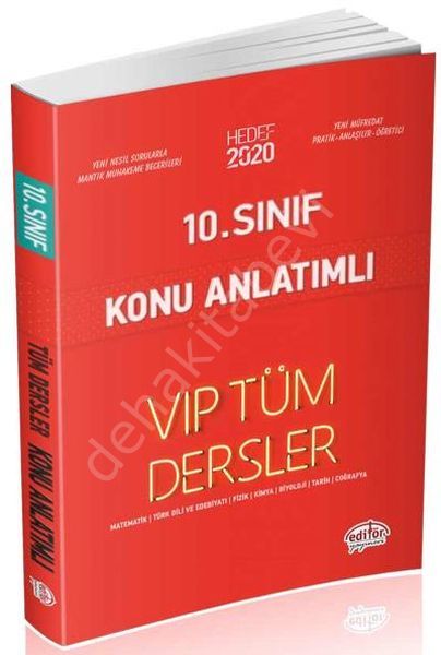 10. Sınıf Tüm Dersler Konu Anlatımlı , Editör Yayınevi