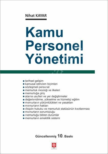 Kamu Personel Yönetimi, Ekin Kitabevi Yayınl