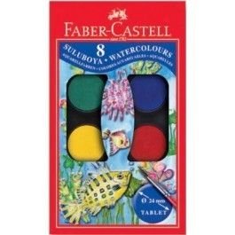 Faber-Castell Redline Sulu Boya 8 Renk Küçük Boy