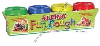 ALPİNO Fun Dough 4 LÜ OYUN HAMURU 100 gr DP-132