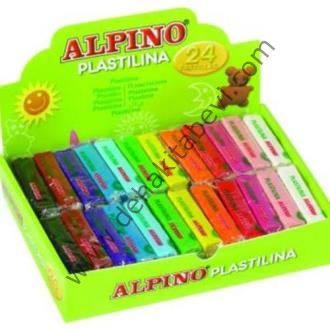 ALPINO PLASTILINA 24 LÜ KUTU OYUN HAMURU DP-915