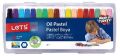 Lets 18 Renk Pastel Boya Plastik Çantalı