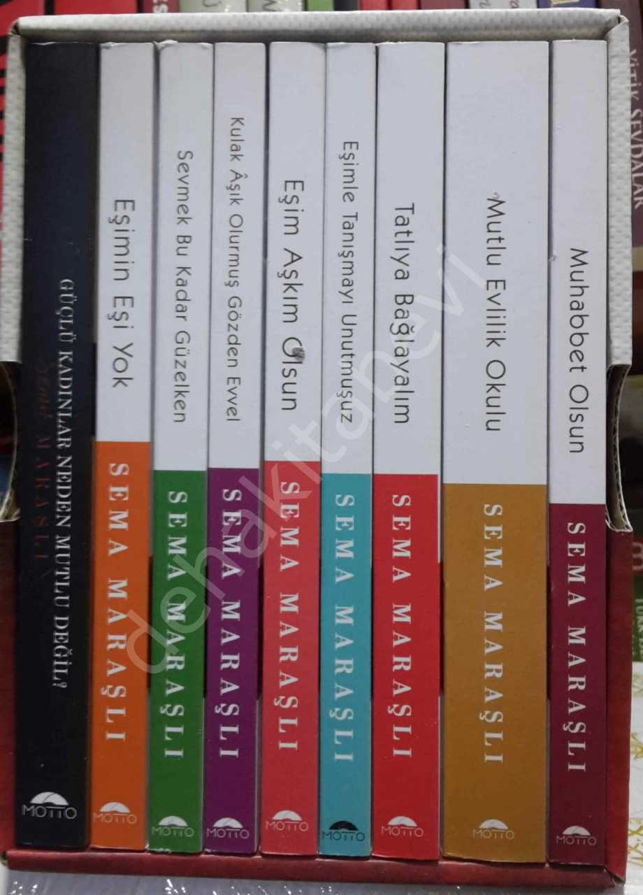 Sema Maraşlı Cep Boy Kitap Seti (9 Kitap), Motto Yayınları