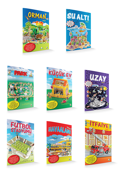 Maketler Serisi (8 Kitap Takım),  Damla Yayınevi
