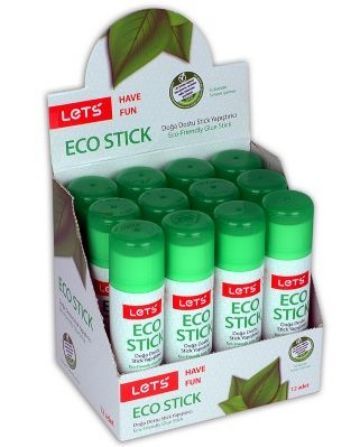 Lets Çevre Dostu Stick Yapıştırıcı 25gr 12 Adetli Kutularda