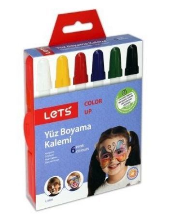 Lets Yüz Boyama Kalemi 6 Renk