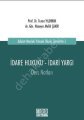 Adalet Meslek Yüksek Okulu Serisi No:1; İdare Hukuku - İdari Yargı Der, On İki Levha Yayıncı