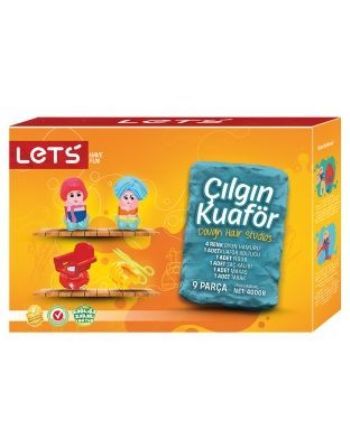 Lets Oyun Hamuru Çılgın Kuaför Seti