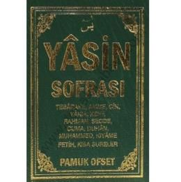Yasin Sofrası (Yas-098, Arapça, Plastik Kapak, Mini Boy)