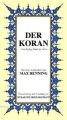 Der Koran,  ( Almanca  Kur'Â-I Kerîm Meali ) K.Boy