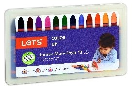 Lets Jumbo Mum Boya 12 Renk Plastik Kutulu