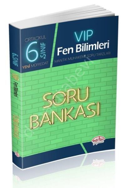 6. Sınıf VIP Fen  Bilimleri Soru Bankası , Editör Yayınevi