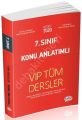 7. Sınıf VIP Tüm Dersler Konu Anlatımlı Kırmızı Kitap, Editör Yayınevi