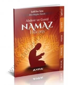 Abdest ve Gusül - Namaz Hocası (Ayfa-068, Çanta Boy), Şafiiler İçin - Dini Bilgiler İlaveli