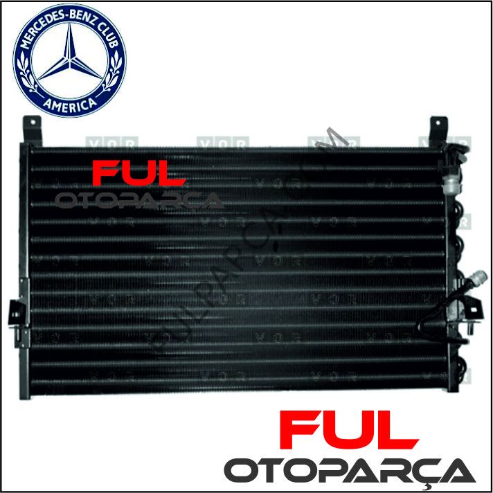 Mercedes W201 2.0i, 2.0D, 2.2D 83/93.Klima Radyatörü 618*358