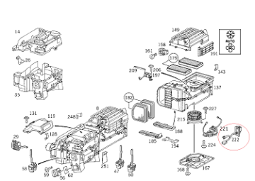 Mercedes E Glass W210 Klima Kalorifer Rezistans Adaptörü