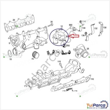 Vito W639/Viano/Sprinter W906/W203/W204/W211/W221/W164 642 Motor Manifold Ayar Valfi/Gaz Kelebek Sensörü