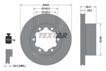 Sprinter W907/Grafter Arka Disk Takım/ÇİFT TEKER