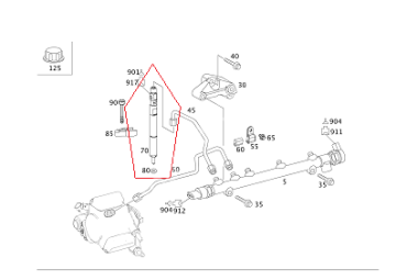 Mercedes W204/W211 646 Motor(Dizel) Enjektör