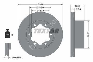 Sprinter W907/Grafter Arka Disk Takım/ÇİFT TEKER