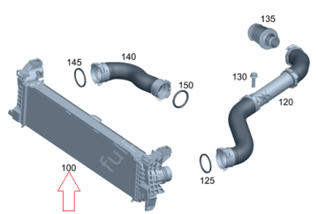 Vito W447622 Motor İntercooler Radyatörü,Turbo Radyatörü